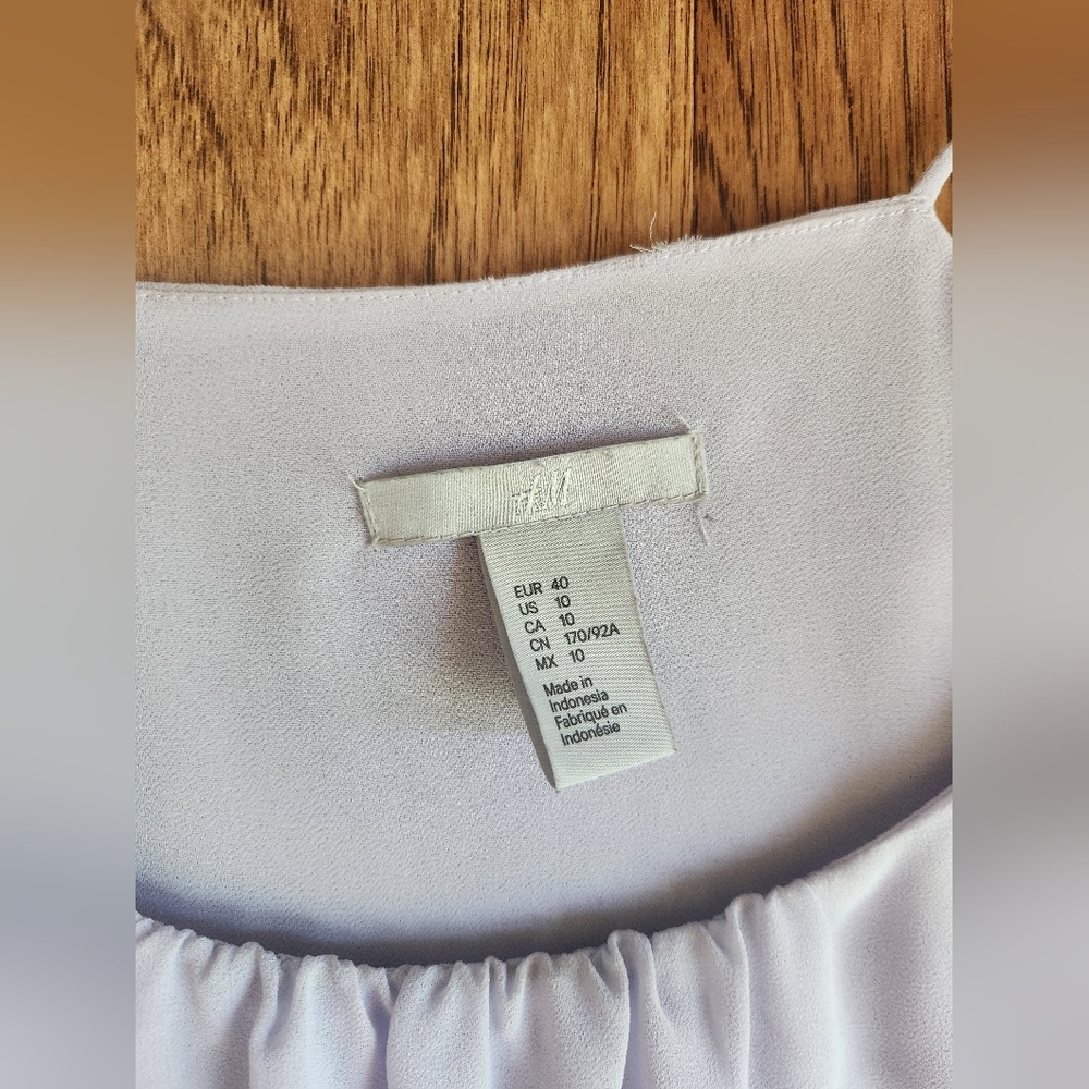 Womens H&M purple spaghetti strap tank top - Picture 6 of 6